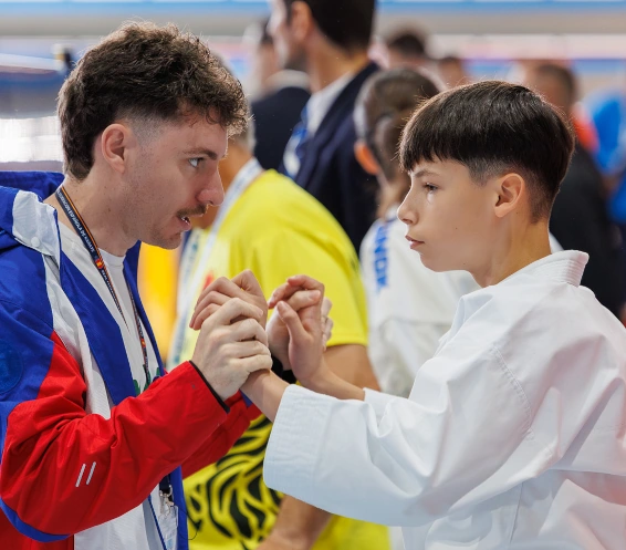 Christian Veiga en un entrenamiento