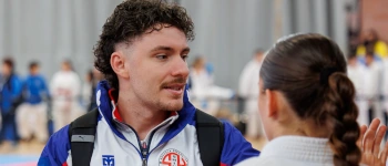 Christian Veiga en un entrenamiento